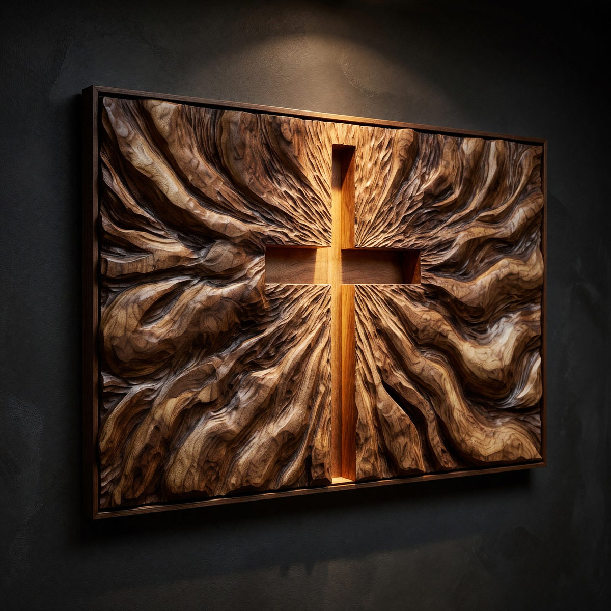 Natural wood grain detail