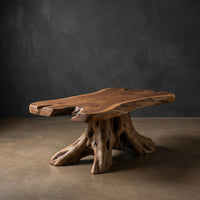 Rustic Root Coffee Table For Living Room, view 2