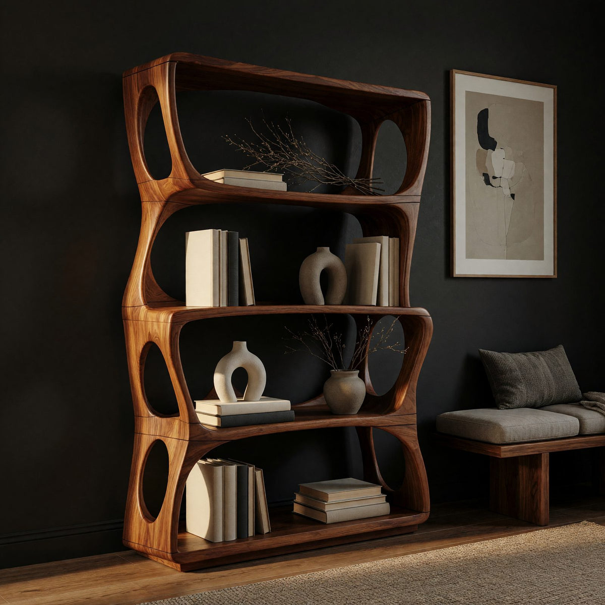 Natural wood grain detail