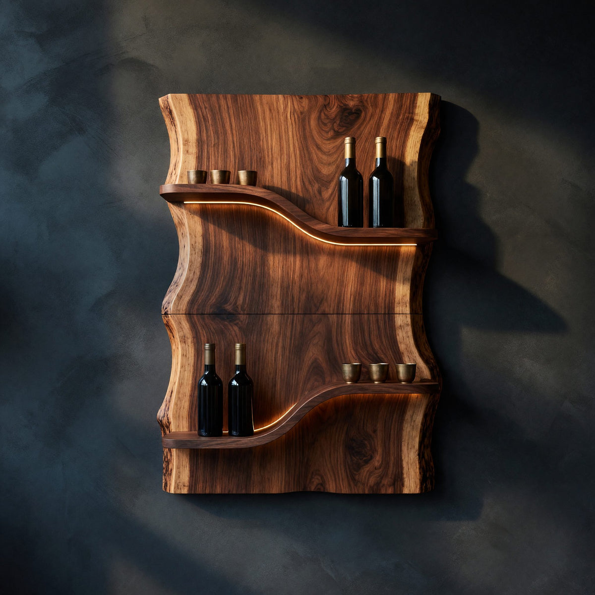 Natural wood grain detail