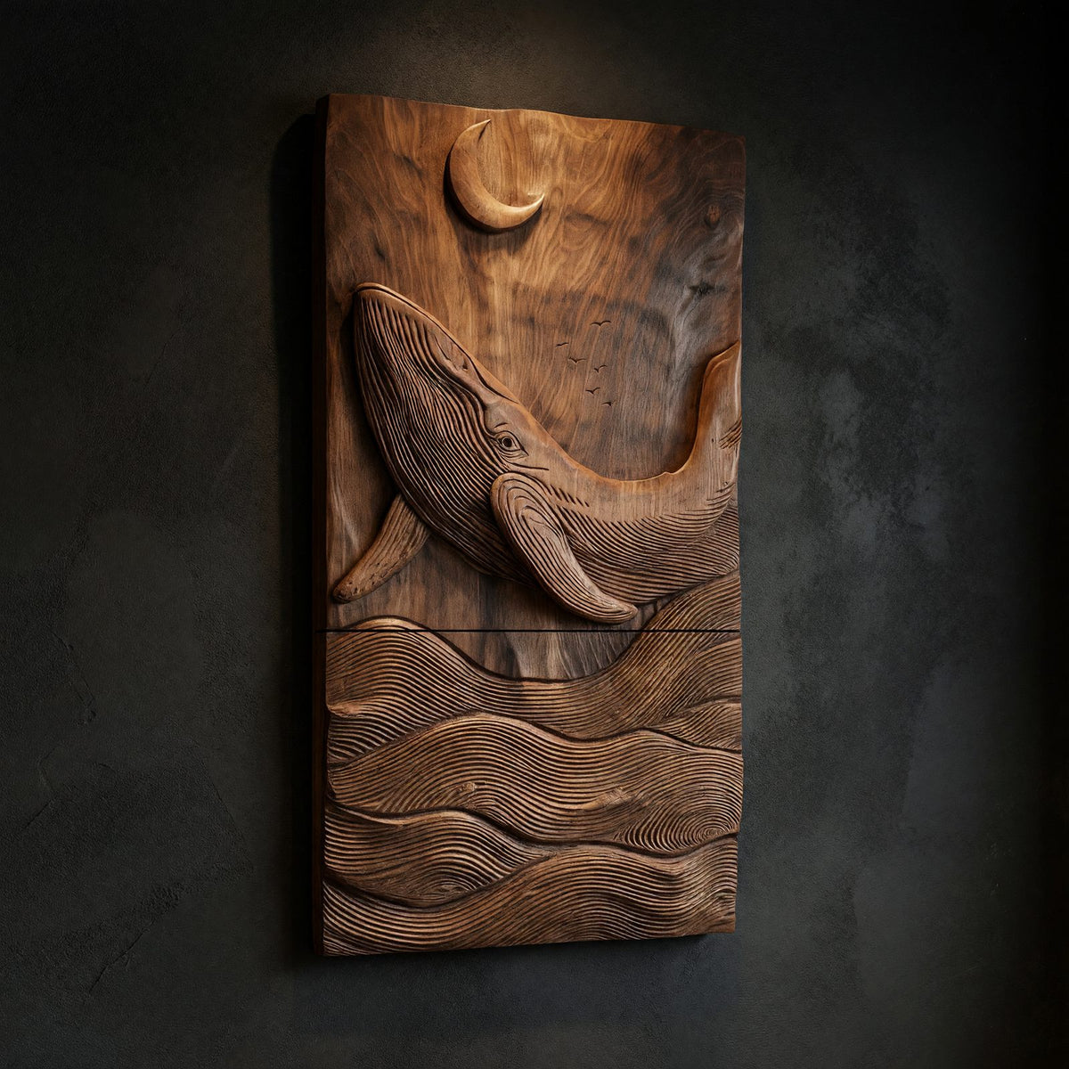 Natural wood grain detail