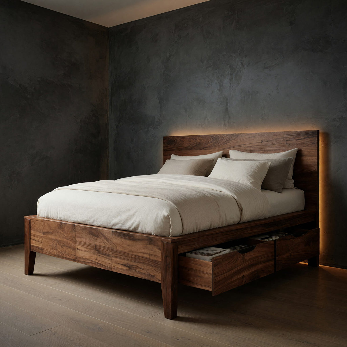 Natural wood grain detail