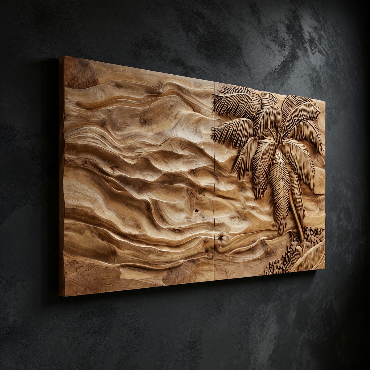 Natural wood grain detail