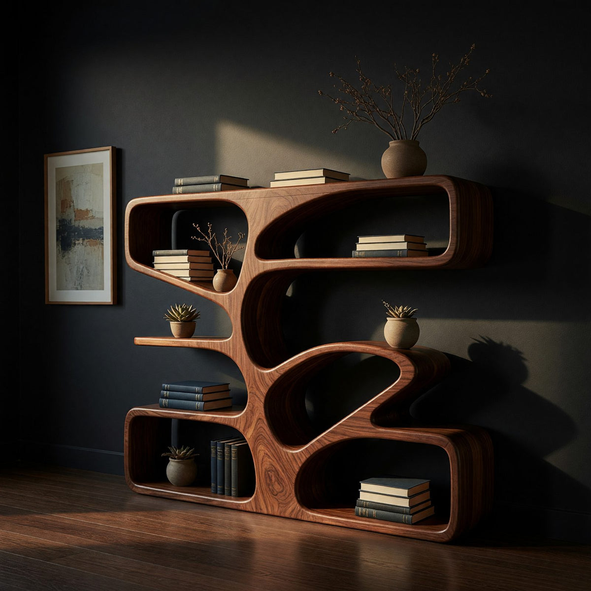 Natural wood grain detail