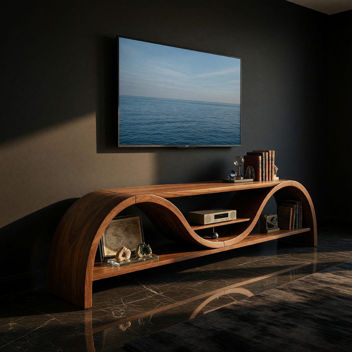 Natural wood grain detail