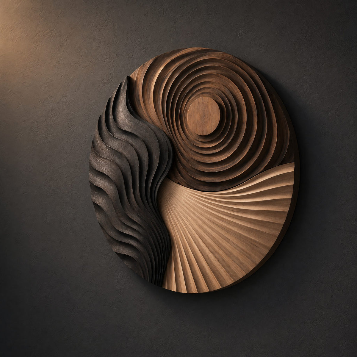 Natural wood grain detail