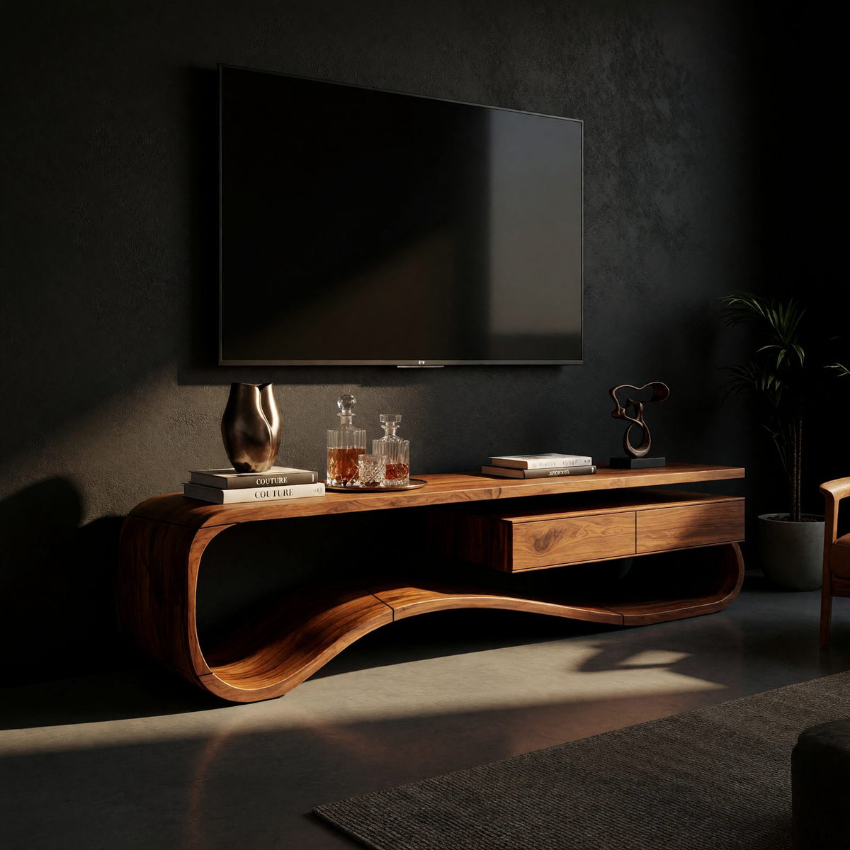 Natural wood grain detail