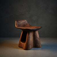 Solid Wood Teak Shower Bench Farmhouse Stool Rustic Bathroom Interiors, view 2