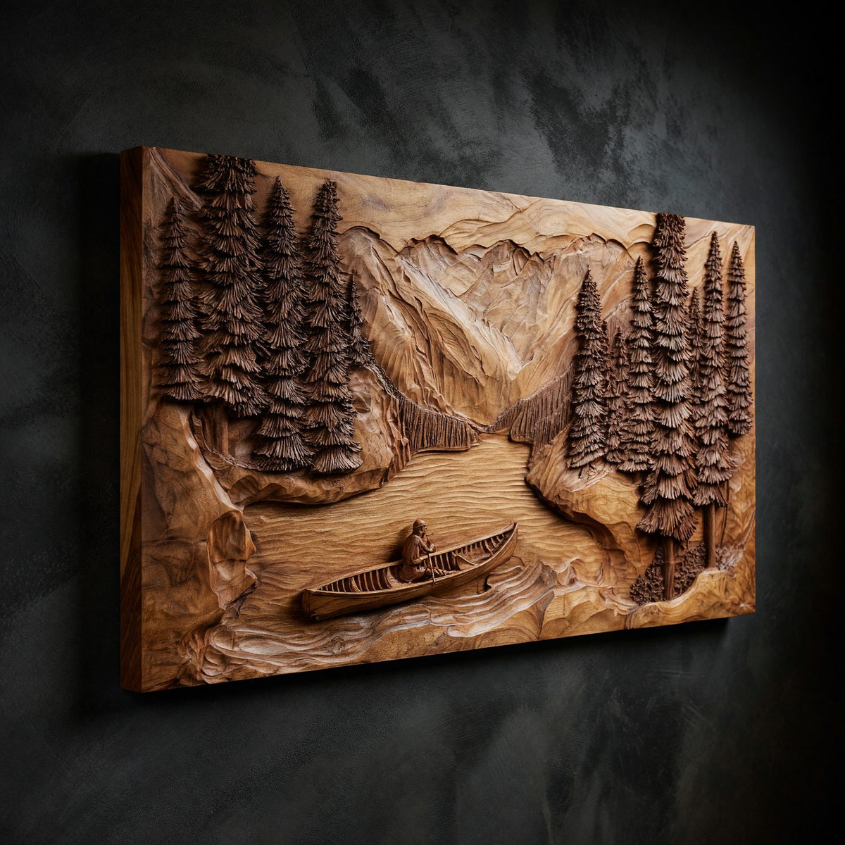 Natural wood grain detail