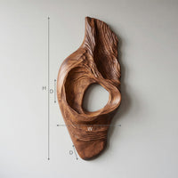 Hollowed Curve Wall Sculpture with an Open Core, view 3 — view 3