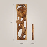 Solid Wood Clock Wall Living Room, II, view 3