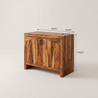 Solid Wood Bathroom Vanity Rustic, view 3