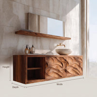 Solid Wood Bathroom Vanity, No. 89, view 3