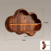 Solid Wood Wine Rack Mid Century Display Home Bar, view 3