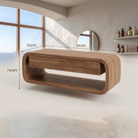 Solid Wood Bathroom Vanity Wall Mounted Modern, view 3