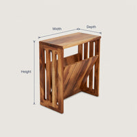 Solid Wood Sofa Arm Table Side Living Room, view 3