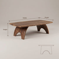Sculptural Storage Coffee Table For Contemporary Lounge, view 3