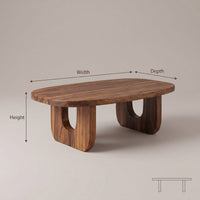 Modern Sculptural Coffee Table For Living Room, view 3