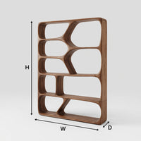 Hand-Shaped Bookcase with Branching Web Dividers, view 3