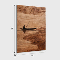 Palm Meridian Sunburst Carved Wall Relief Panel, view 3 — view 3
