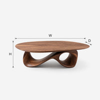 The Room Holds Its Breath: A Ribbon-Base Coffee Table, view 3