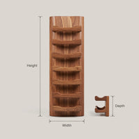Solid Wood Wine Rack Wall Minimal Home, view 3