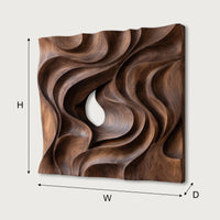 The Moment Before the Wave Breaks, Carved in Relief, view 3 — view 3