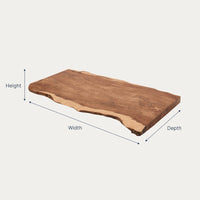 Solid Wood Table Top Rustic Kitchen Tabletop Dining Room, view 3