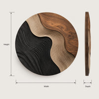 Minimalist Contour Wall Art For Sunroom Interior Space, view 3