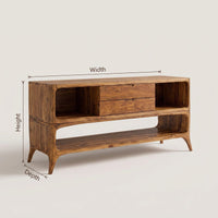 Solid Wood Bathroom Vanity Luxury Two Tier Design, view 3