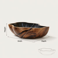 Solid Wood Sink Vanity Mid Century Bathroom Decor, view 3
