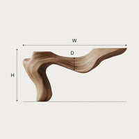 Wall-Hung Console Table for a Narrow Entry Corner, view 3