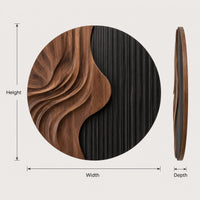 Minimalist Relief Wall Decor For Creative Workspace Interior, view 3