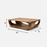 Low Coffee Table for Open Floors and Small Gatherings, view 3