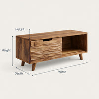 Solid Wood Shoe Storage Bench Rustic Cabinet Entryway Hallway Mudroom Placement, view 3