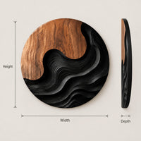 Scandinavian Decorative Wall Sculpture For Resort Suite Interior, view 3