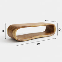 Made of One Unbroken Curve: A Sculptural TV Console, view 3