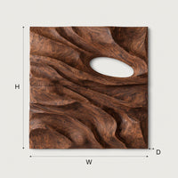 Rootveil Walnut Wall Relief, Carved in Two Panels, view 3 — view 3