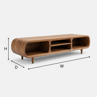 Capsule-Frame Media Console, Open on Both Sides, view 3