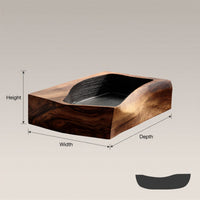 Solid Wood Sink Vanity Farmhouse Wall Mounted Bathroom Warm Bathroom, view 3