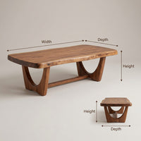 Cottage Coffee Table For Garden Style Room, view 3