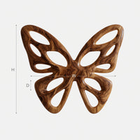 Pierced Butterfly Wall Art, Backlit and Made to Order, view 3 — view 3