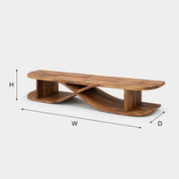 Low TV Console for a Wide Wall in an Open Living Room, view 3