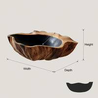 Solid Wood Sink Vanity Wall Mounted Bathroom Sleek Bathroom, view 3