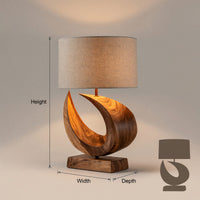 Coastal Artistic Lamp Bedroom Living Room Studio Corner Space, view 3