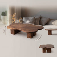 Contemporary Cloud Shape Coffee Table For Living Room Decor, view 3
