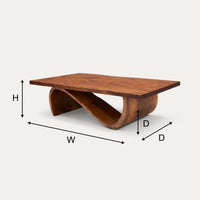 Coffee Table for a Living Room That Wants Less Noise, view 3