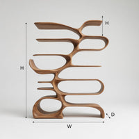 Bookcase for a Reading Corner in a Dark-Walled Room, view 3
