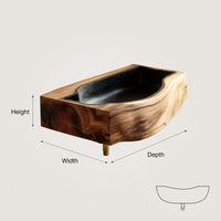 Solid Wood Sink Vanity Solid Bathroom Decor, view 3