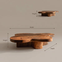 Organic Coffee Table With Unique Cloud-shapes For Living Room, view 3